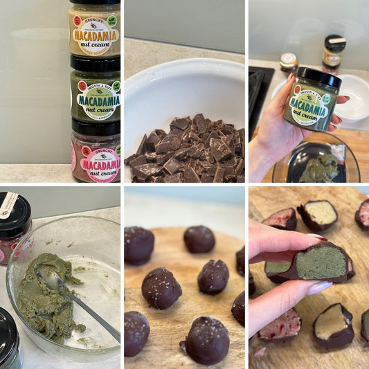Macadamia nut cream balls