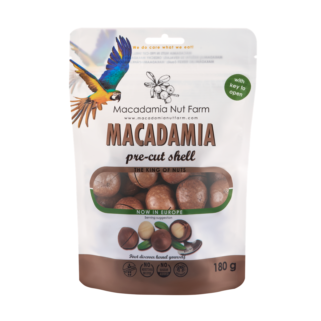 Macadamia nuts in shell