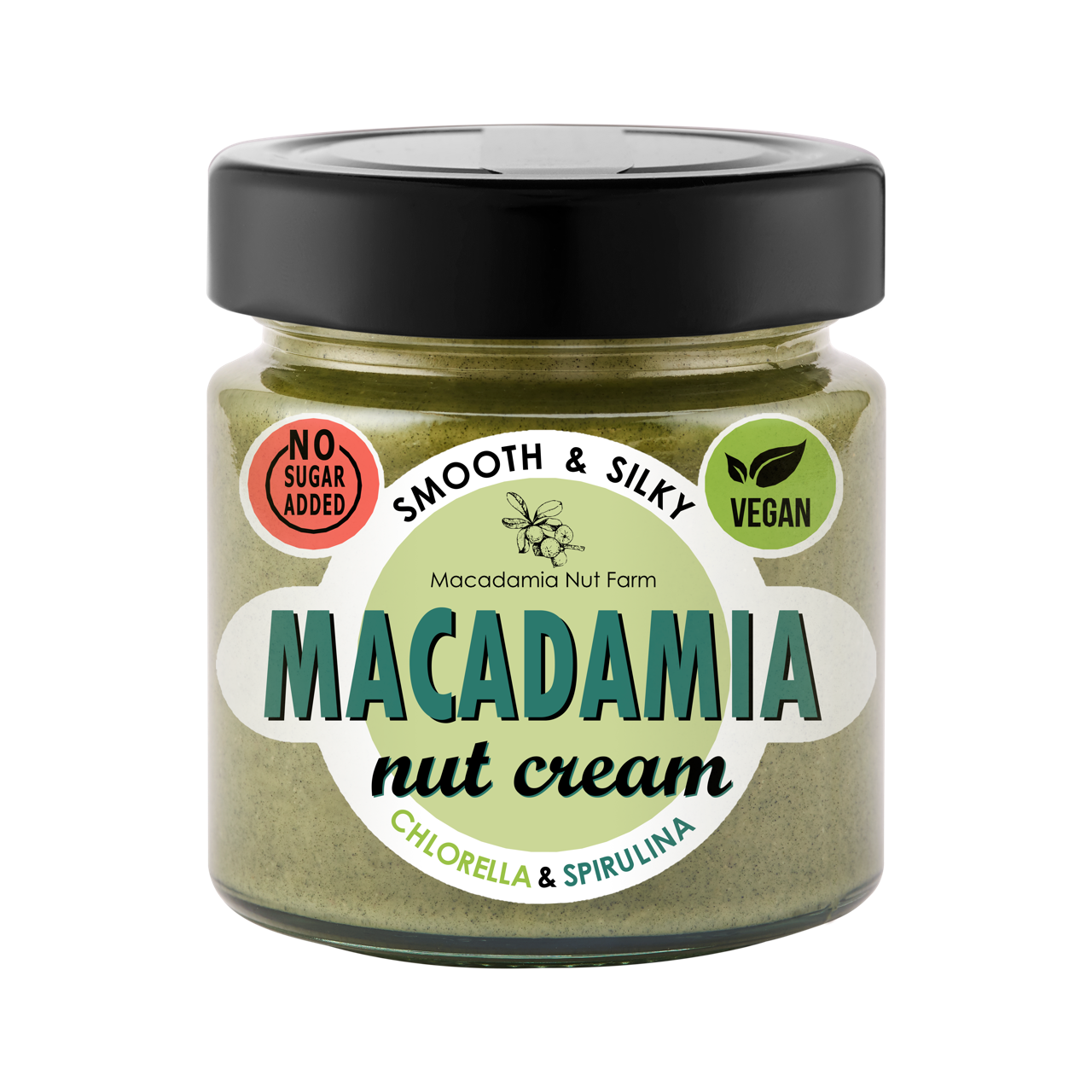 Macadamia nut cream SPIRULINA